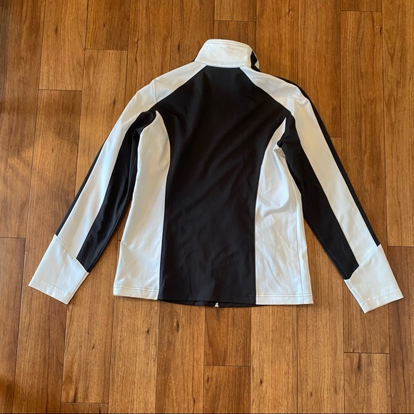 Black/White drifit stretchy jacket!  Like new!! - Picture 3 of 3